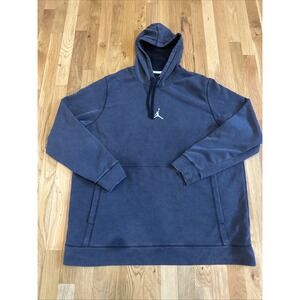 Jordan Hoodie Sweatshirt Men's 2XL Dark Gray Center‎ Jumpan Logo
